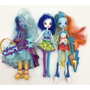 My Little Pony Equestria Girls RAINBOW ROCKS Dolls DJ Pon Dash Trixie Lulamoon
